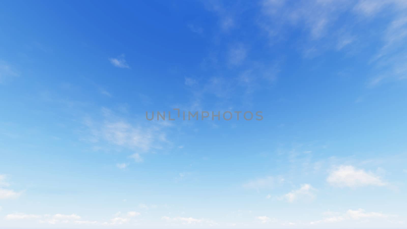 Cloudy blue sky abstract background, blue sky background with tiny clouds, 3d rendering

