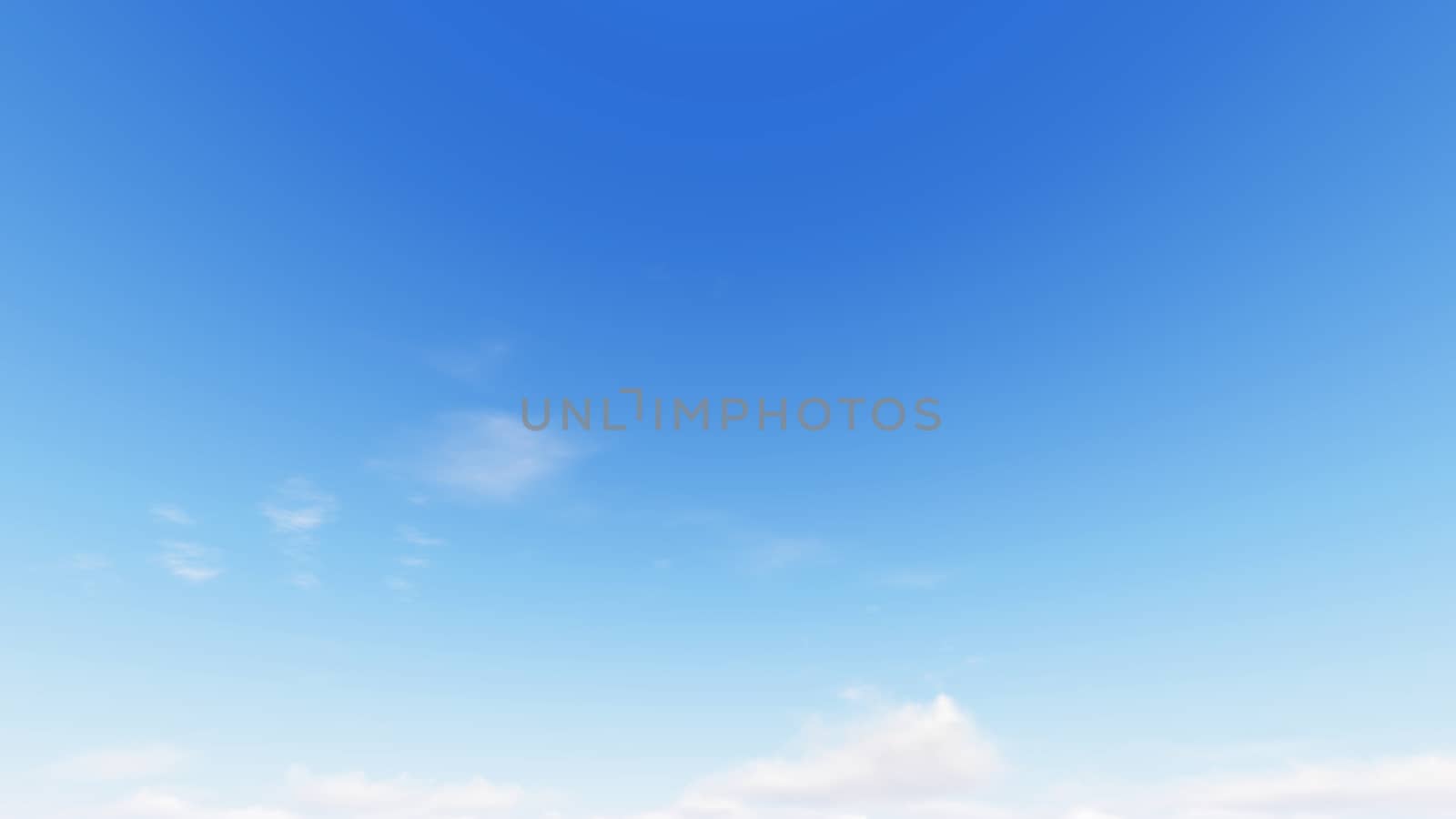 Cloudy blue sky abstract background, blue sky background with tiny clouds, 3d rendering

