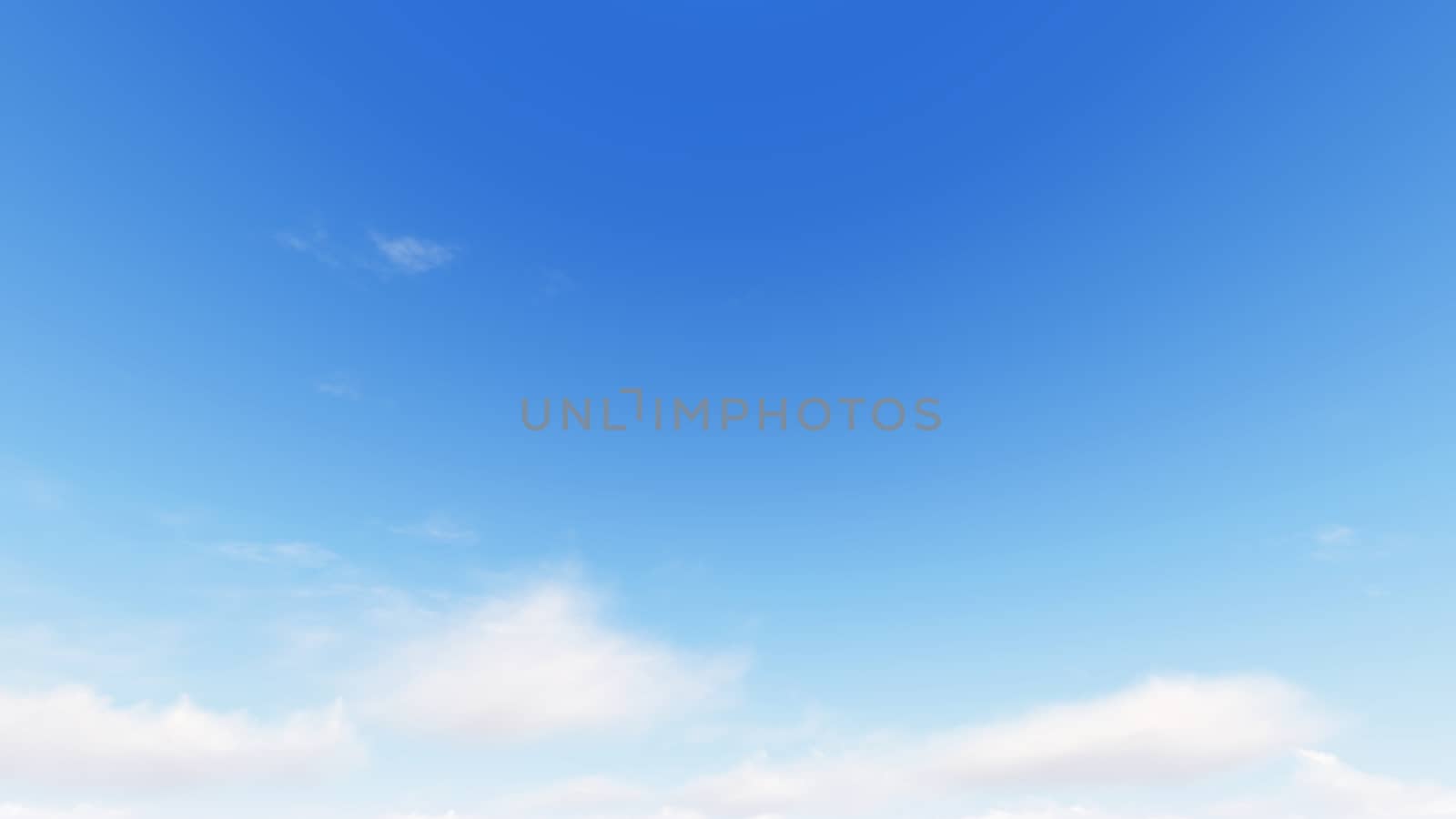 Cloudy blue sky abstract background, blue sky background with tiny clouds, 3d rendering

