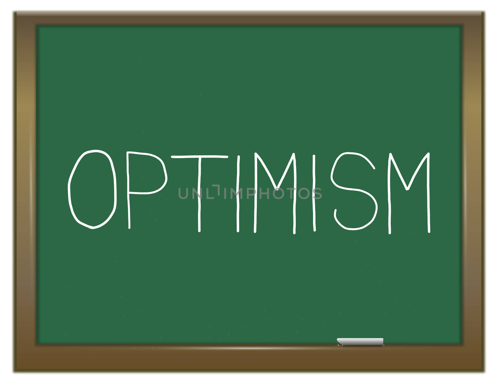 Optimism word concept. by 72soul