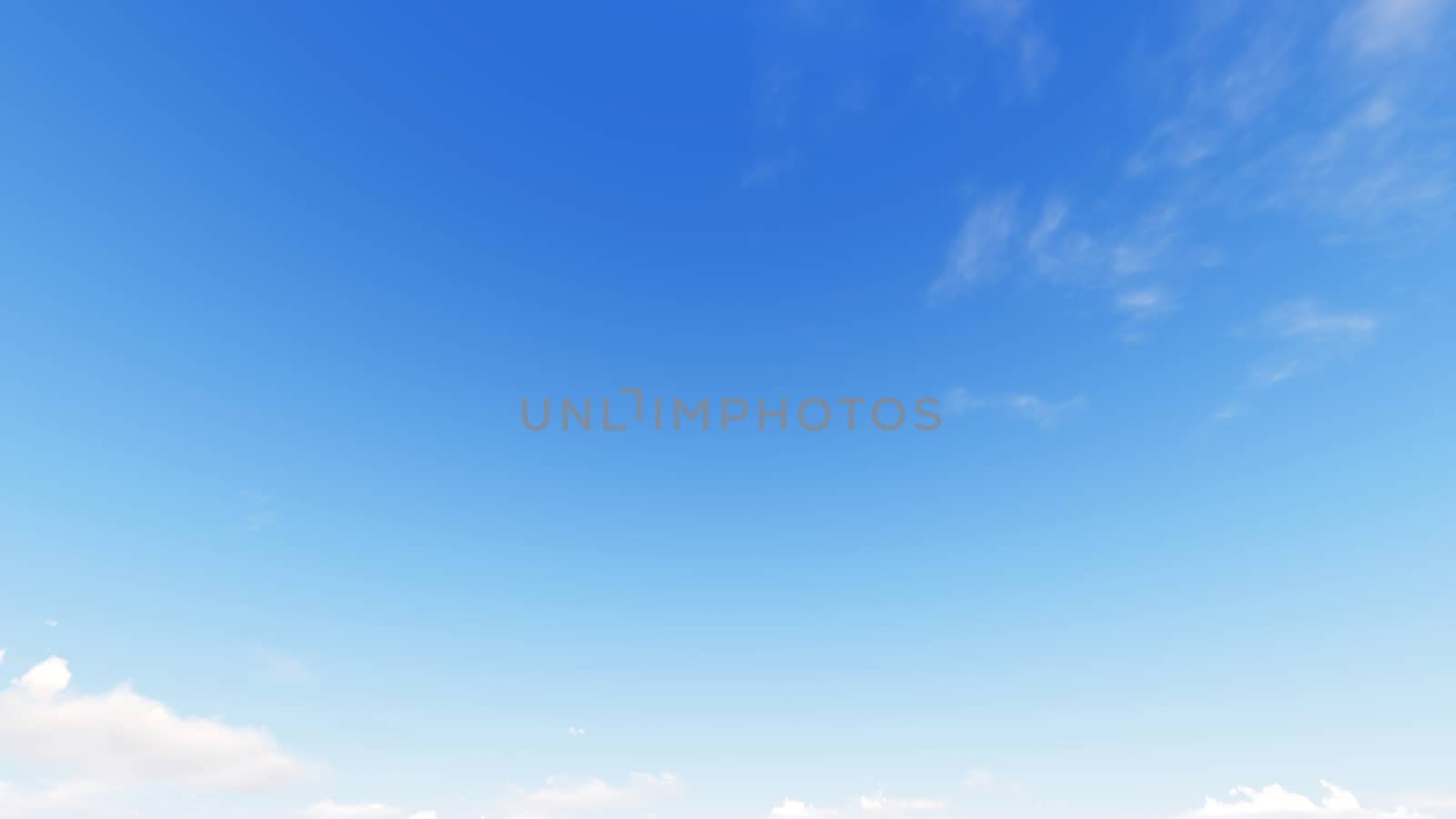 Cloudy blue sky abstract background, blue sky background with tiny clouds, 3d rendering

