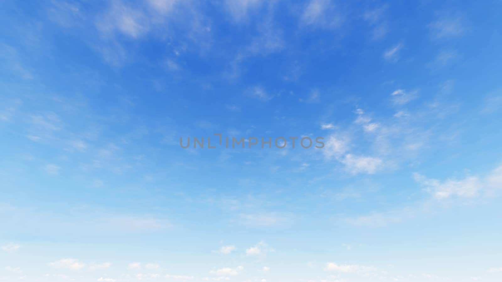 Cloudy blue sky abstract background, blue sky background with tiny clouds, 3d rendering

