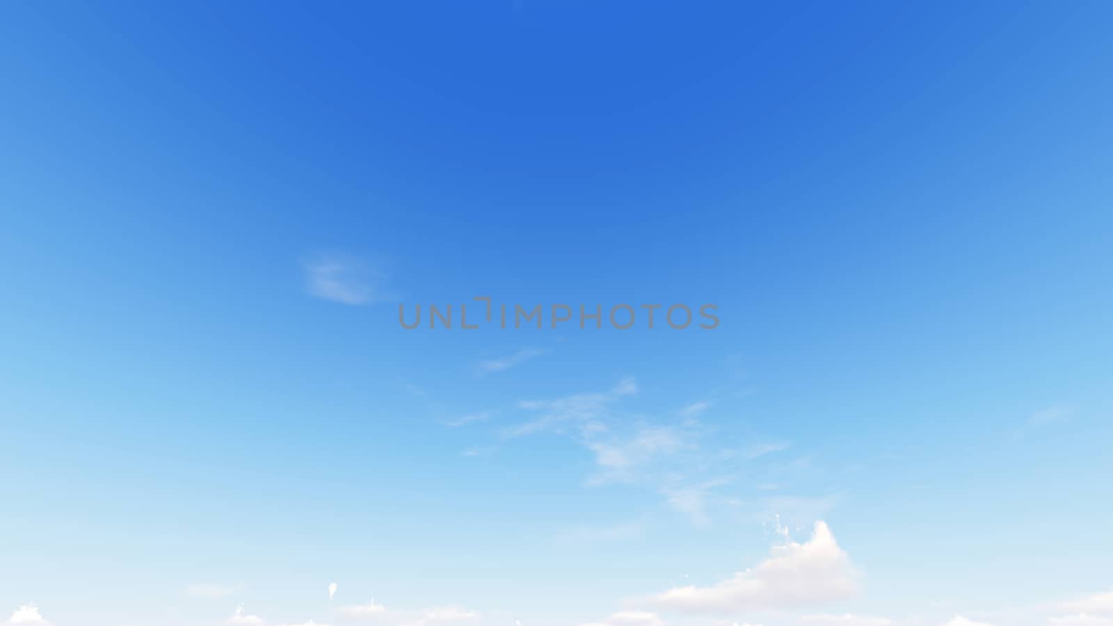 Cloudy blue sky abstract background, blue sky background with tiny clouds, 3d rendering

