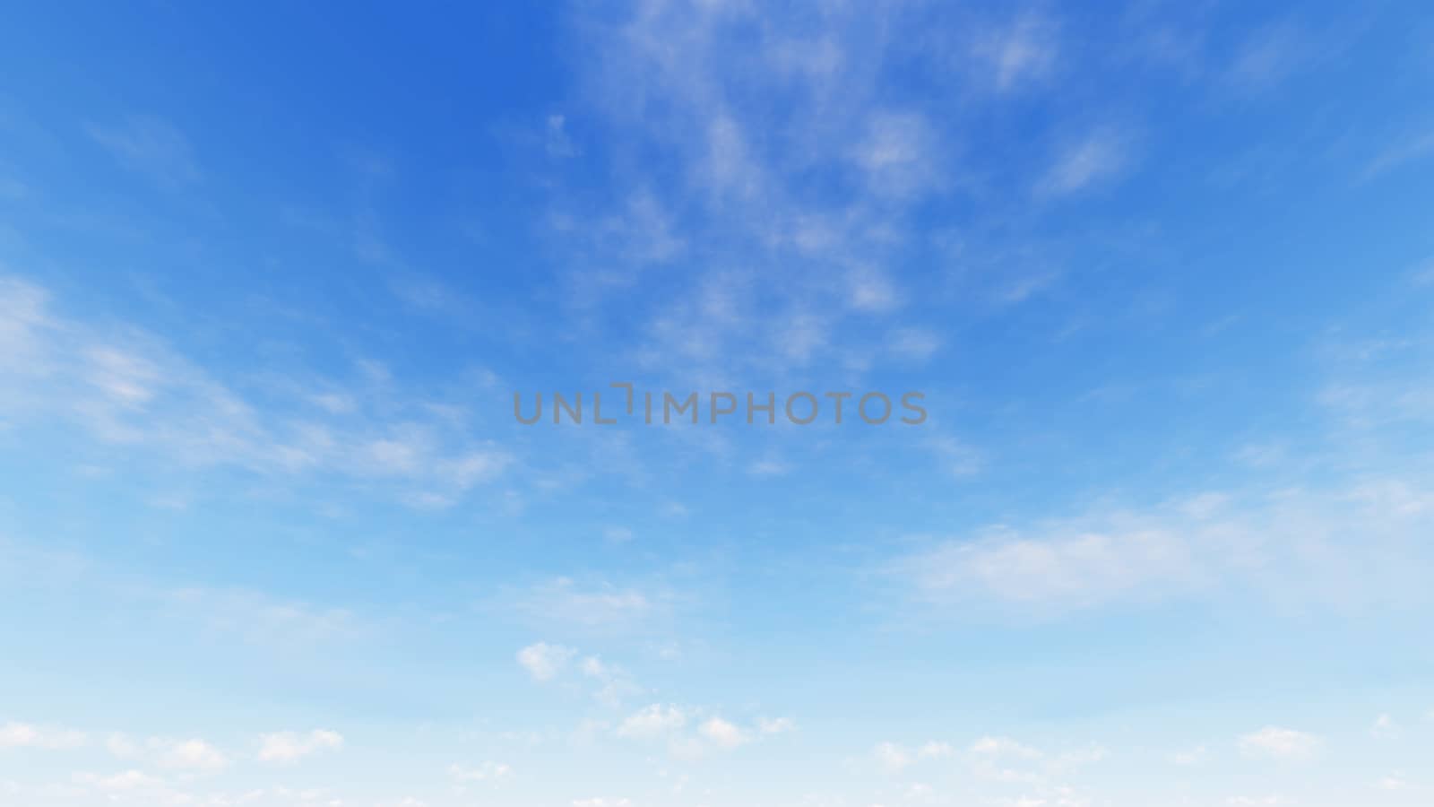 Cloudy blue sky abstract background, blue sky background with tiny clouds, 3d rendering

