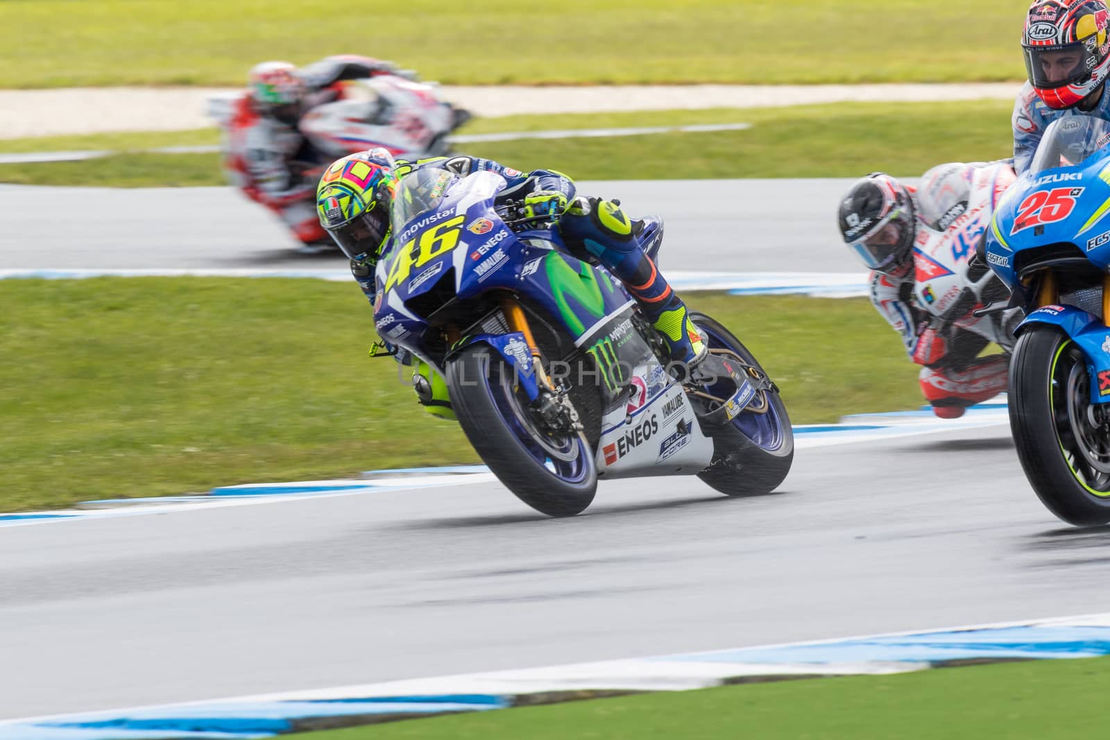 MELBOURNE, AUSTRALIA – OCTOBER 22: Valentino Rossi (ITA) riding the #46 Movistar Yamaha MotoGP's Yamaha during the 2016 Michelin Australian Motorcycle Grand Prix  at 2106 Michelin Australian Motorcycle Grand Prix , Australia on October 21 2016. Photo: Dave Hewison