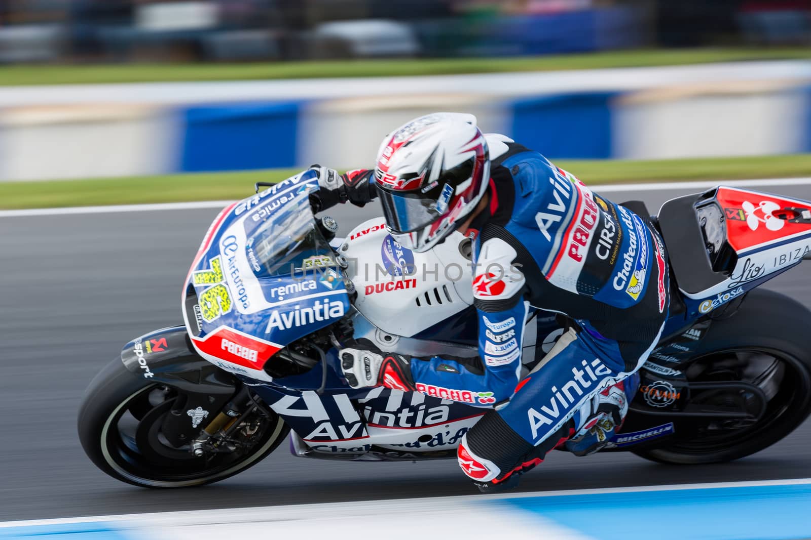 MELBOURNE, AUSTRALIA – OCTOBER 23: Loris Baz (FRA) riding the #76 Avintia Racing's Ducati  during the 2016 Michelin Australian Motorcycle Grand Prix  at 2106 Michelin Australian Motorcycle Grand Prix , Australia on October 23 2016. Photo: Dave Hewison