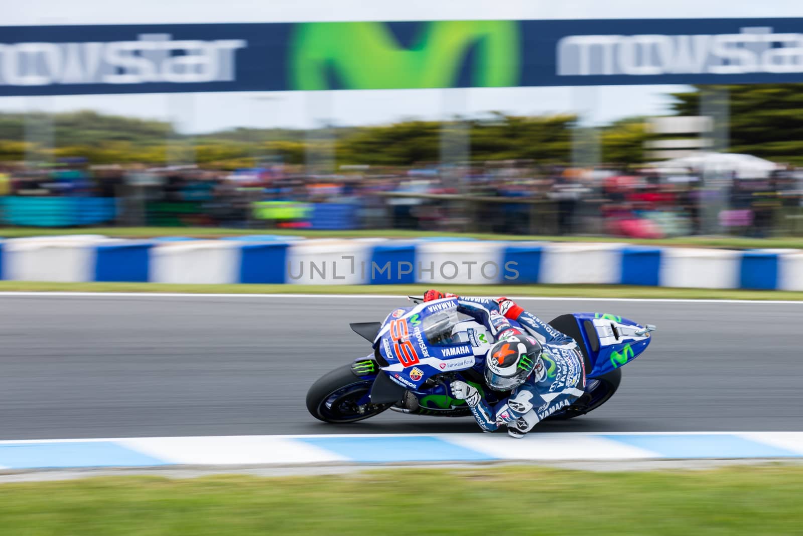 MELBOURNE, AUSTRALIA – OCTOBER 23: Valentino Rossi (ITA) riding the #46 Movistar Yamaha MotoGP's Yamaha during the 2016 Michelin Australian Motorcycle Grand Prix  at 2106 Michelin Australian Motorcycle Grand Prix , Australia on October 23 2016. Photo: Dave Hewison