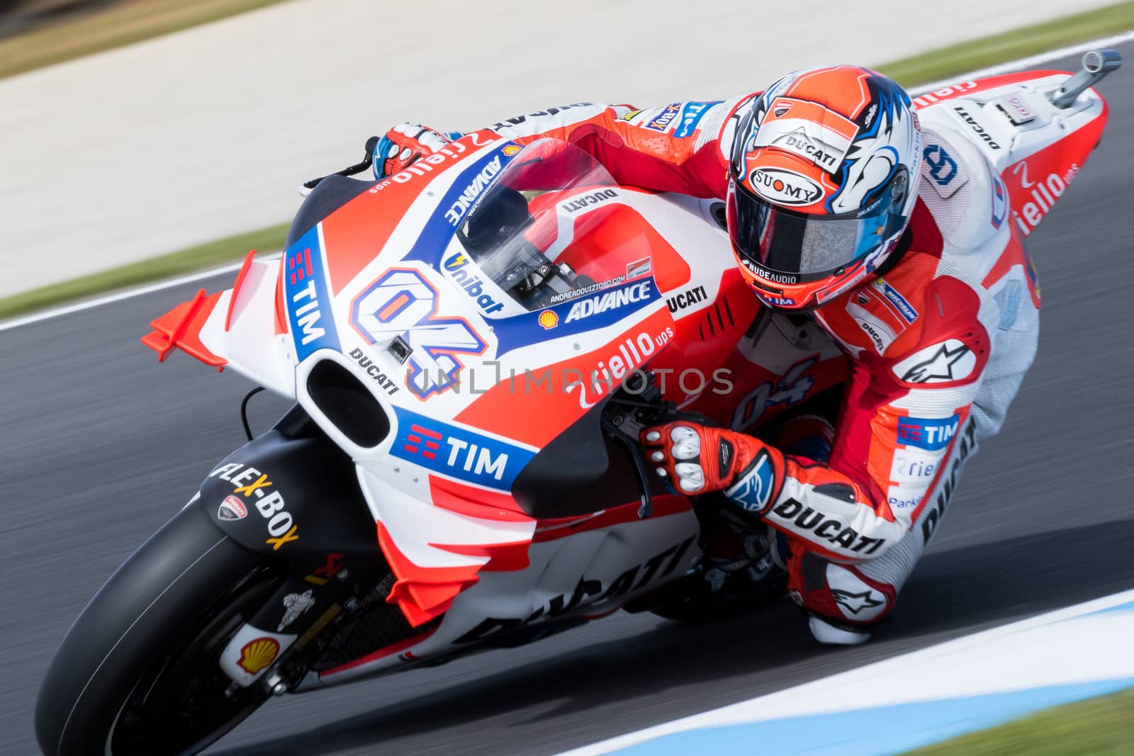 MELBOURNE, AUSTRALIA – OCTOBER 23: Andrea Dovizioso (ITA) riding the #4 Ducati Racing Team's Ducati during the 2016 Michelin Australian Motorcycle Grand Prix  at 2106 Michelin Australian Motorcycle Grand Prix , Australia on October 23 2016. Photo: Dave Hewison