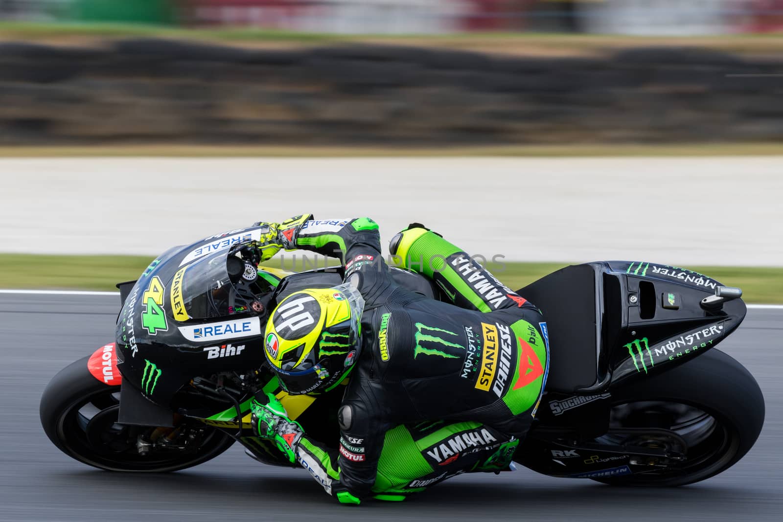 MELBOURNE, AUSTRALIA – OCTOBER 23: Pol Espargaro (ESP) riding the #44 Monster Yamaha Tech 3's Yamaha during the 2016 Michelin Australian Motorcycle Grand Prix  at 2106 Michelin Australian Motorcycle Grand Prix , Australia on October 23 2016. Photo: Dave Hewison