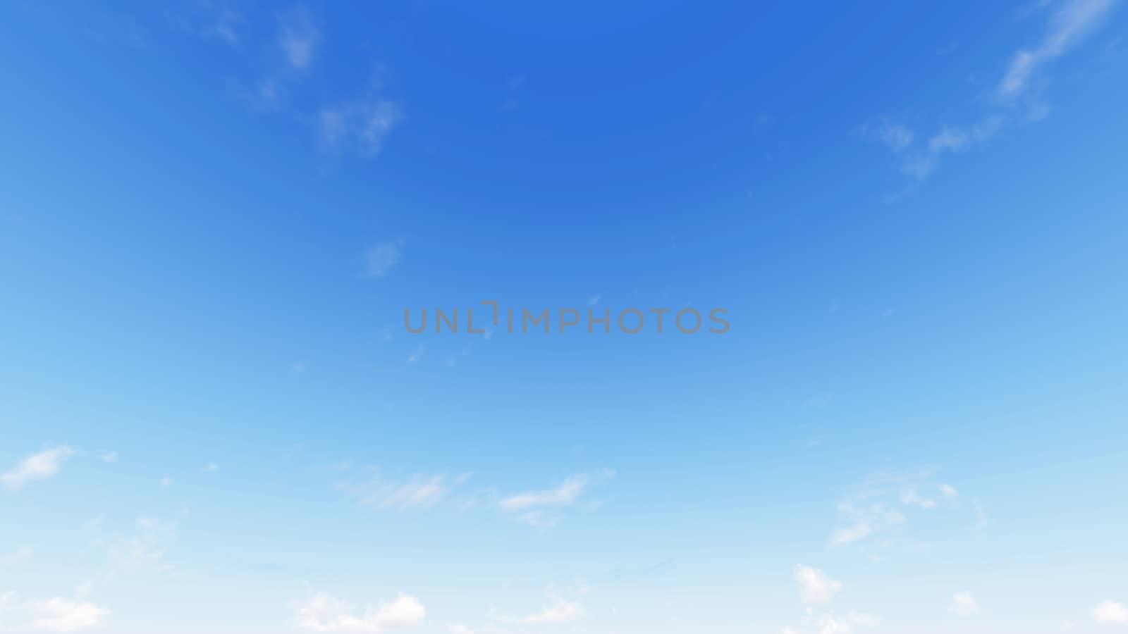 Cloudy blue sky abstract background, blue sky background with tiny clouds, 3d rendering

