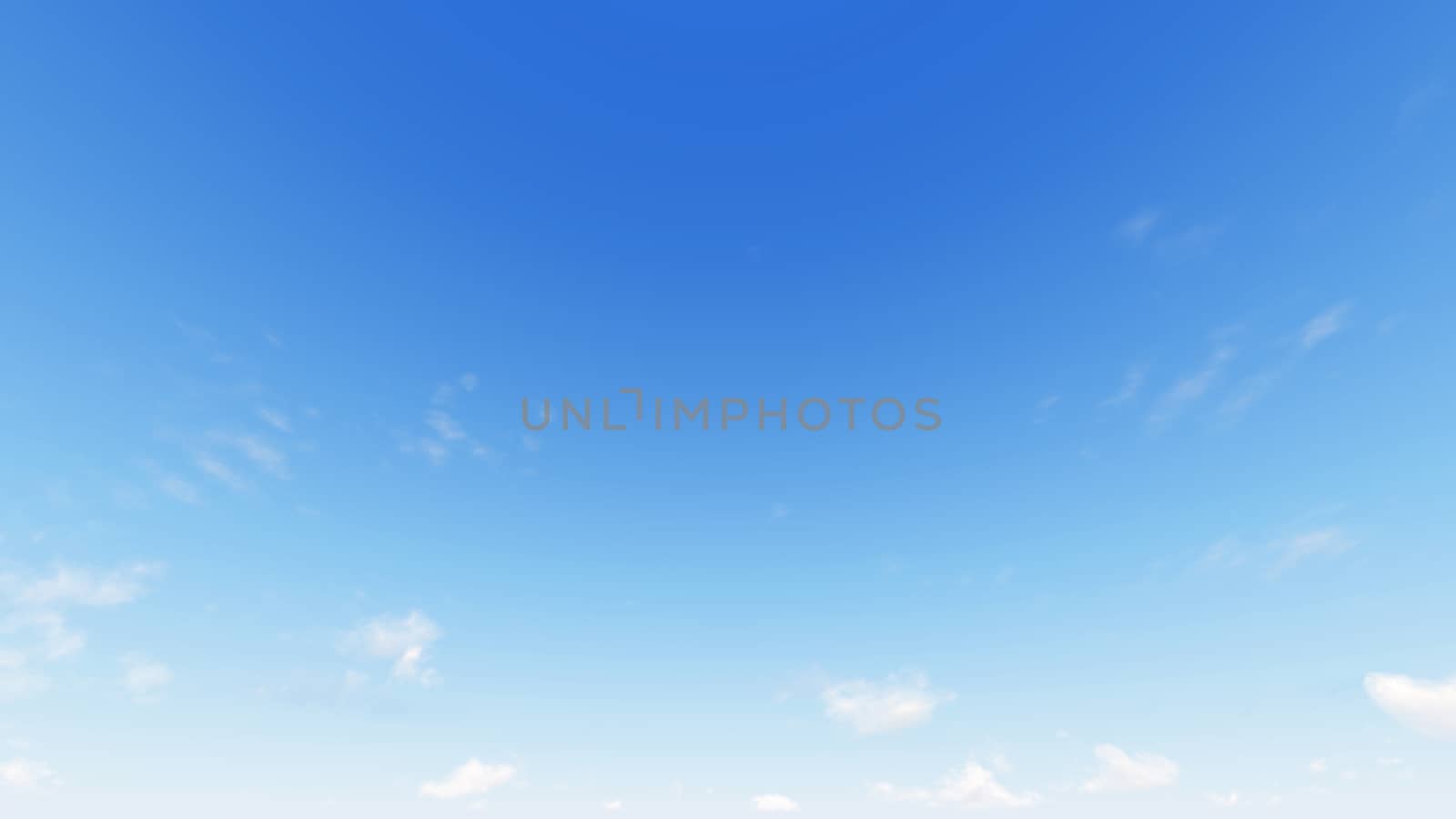 Cloudy blue sky abstract background, blue sky background with tiny clouds, 3d rendering

