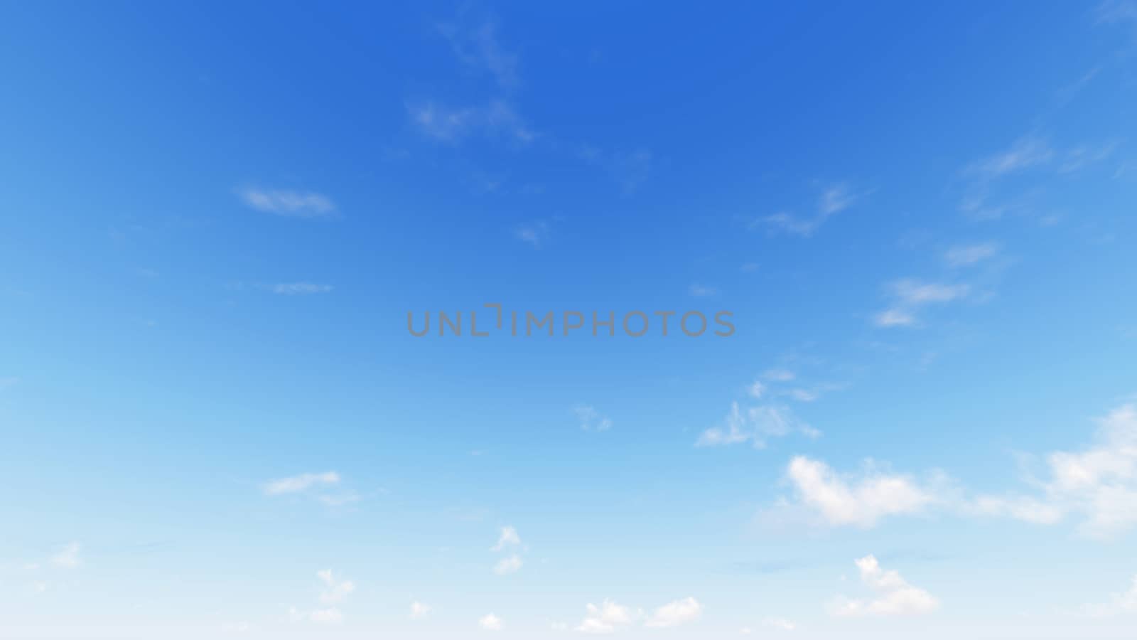 Cloudy blue sky abstract background, blue sky background with tiny clouds, 3d rendering

