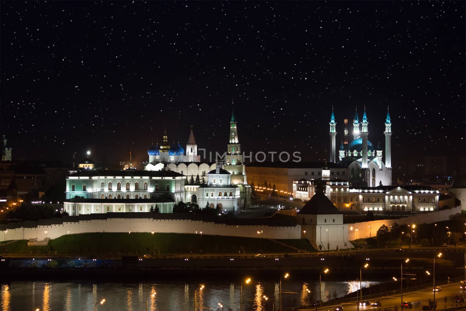 kazan kremlin, night by liwei12