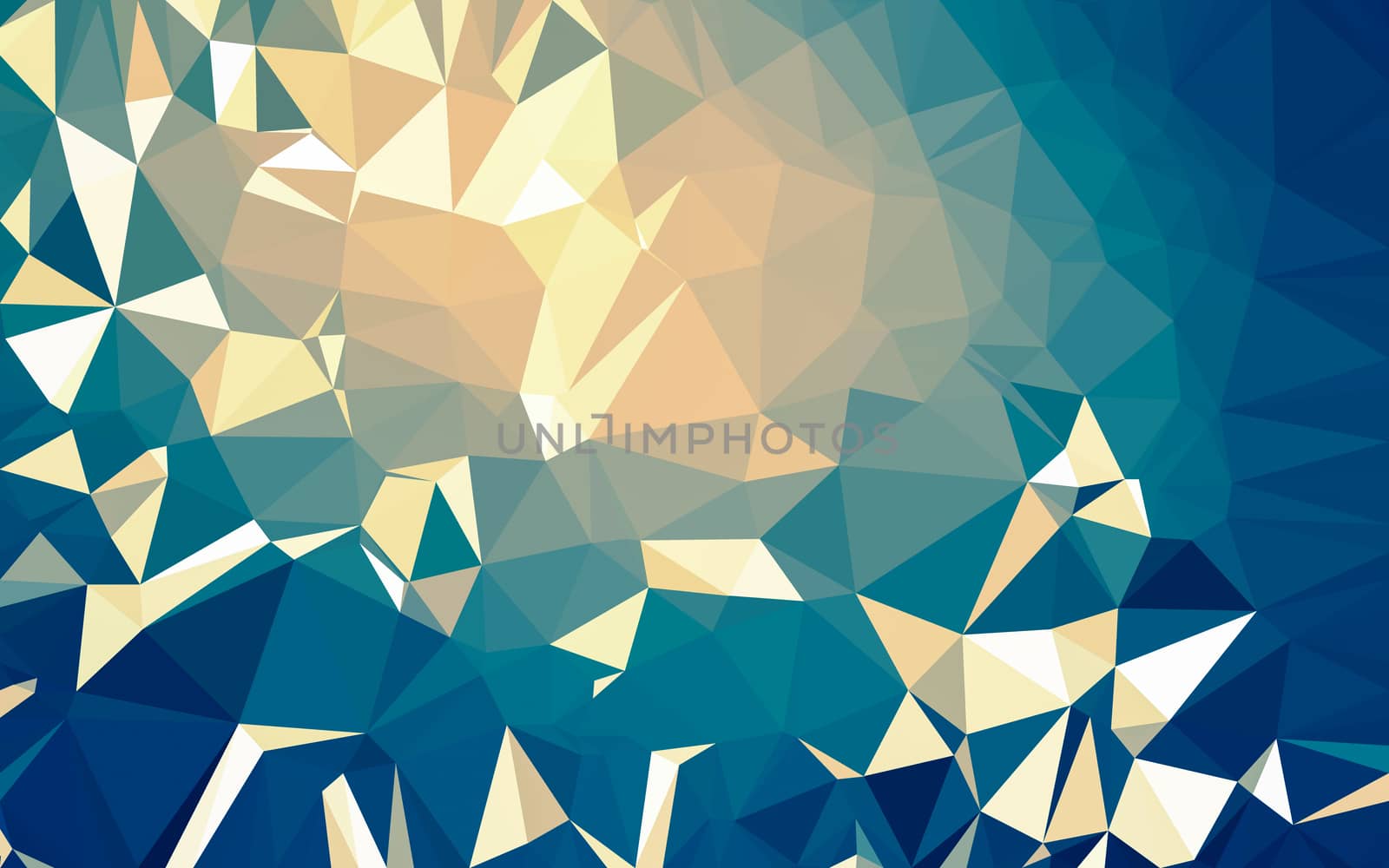 Abstract low poly background, geometry triangle by teerawit