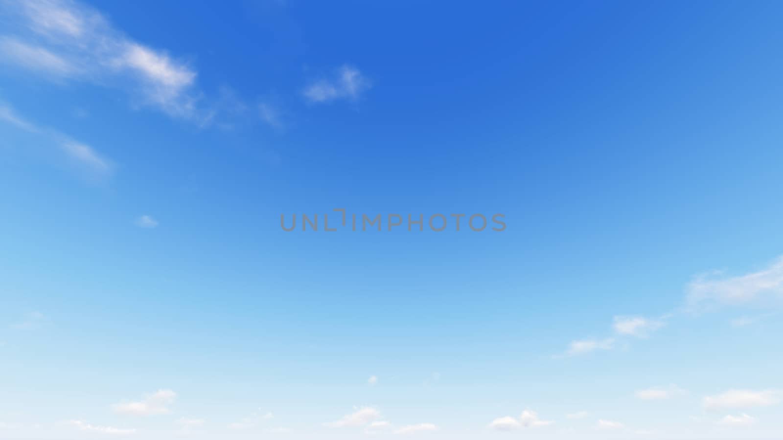 Cloudy blue sky abstract background, blue sky background with tiny clouds, 3d rendering

