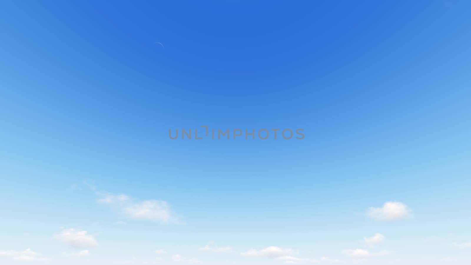 Cloudy blue sky abstract background, blue sky background with tiny clouds, 3d rendering

