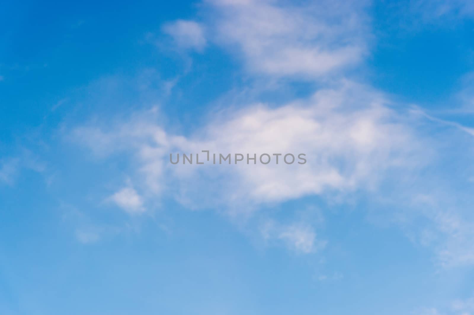 blue sky with clouds background by luckyfim