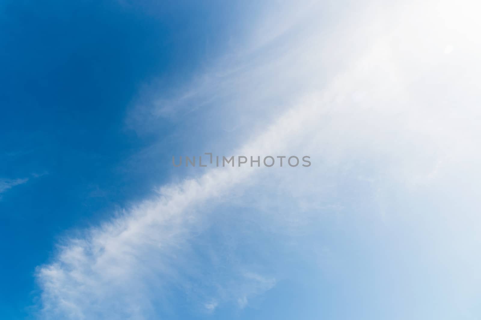 blue sky with clouds background by luckyfim