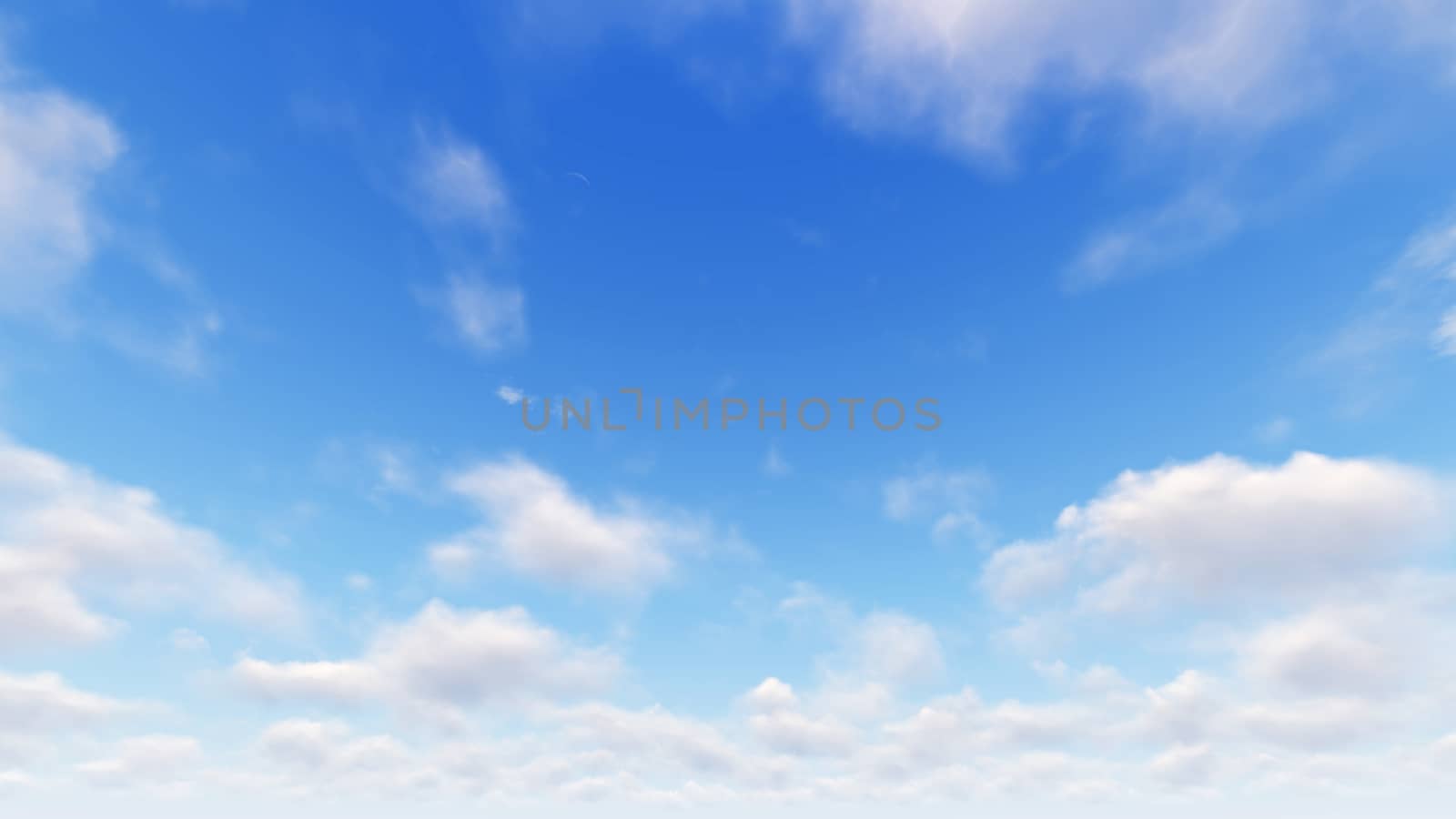 Cloudy blue sky abstract background, blue sky background with tiny clouds, 3d rendering

