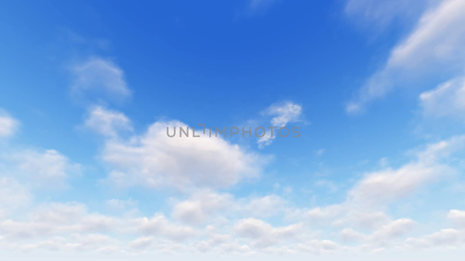 Cloudy blue sky abstract background, blue sky background with tiny clouds, 3d rendering

