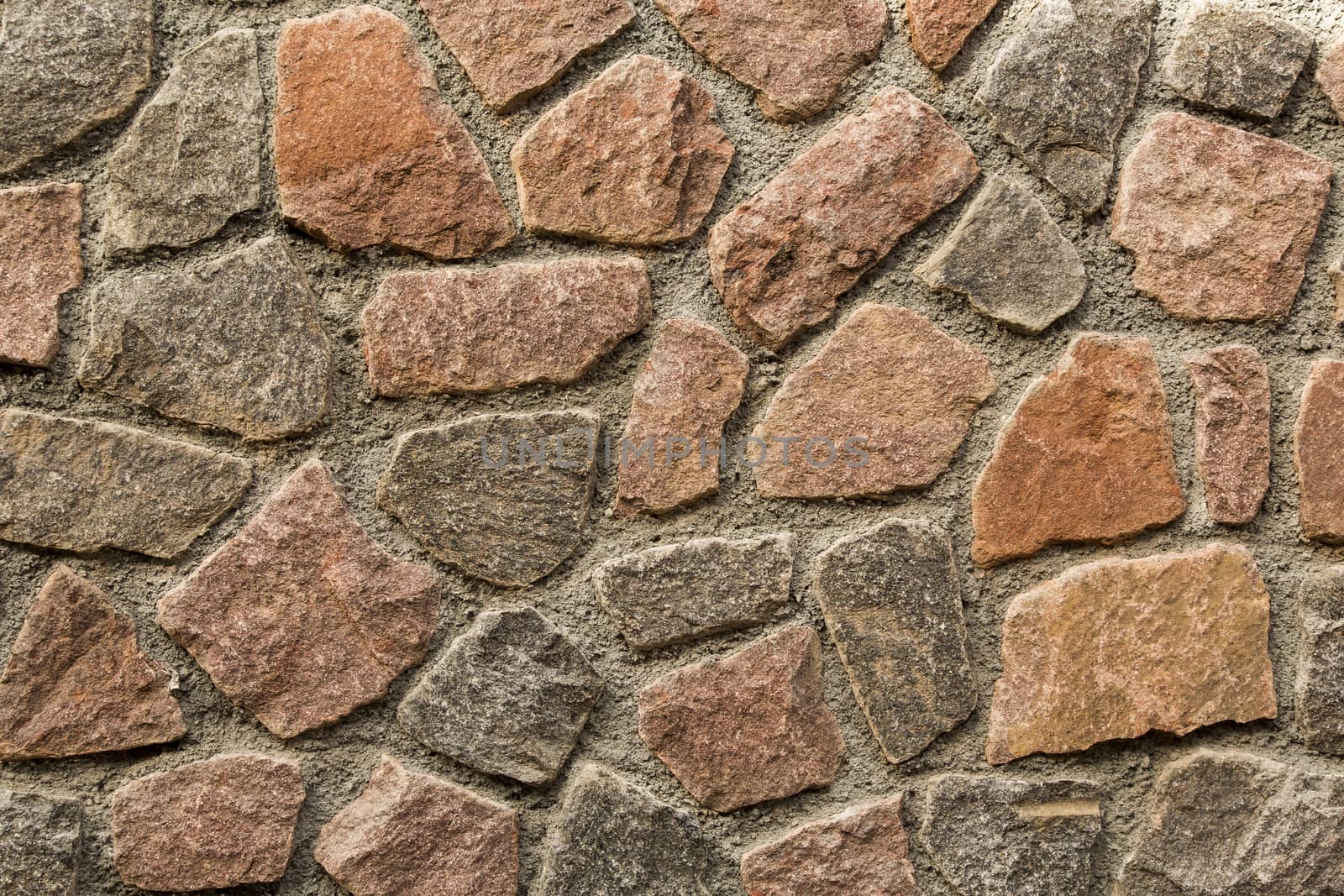 View of a detail of a wall of a house