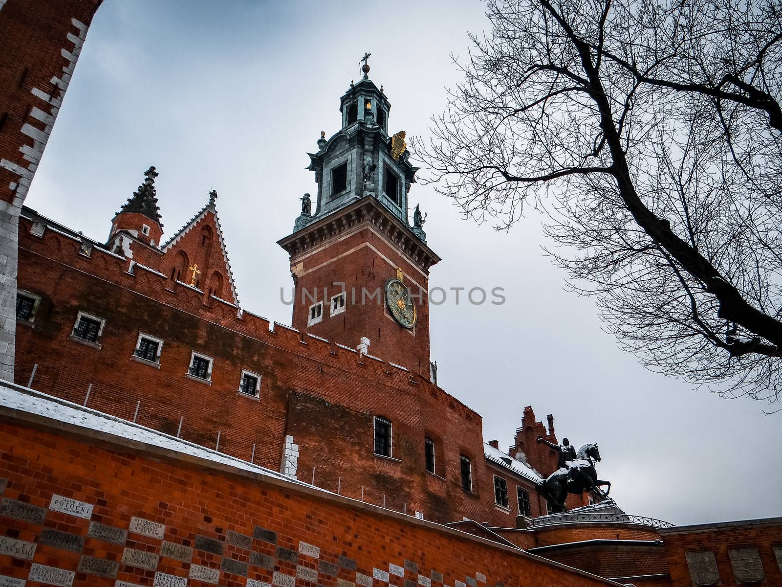 Famous Wawel Royal Castle in Krakow - Poland