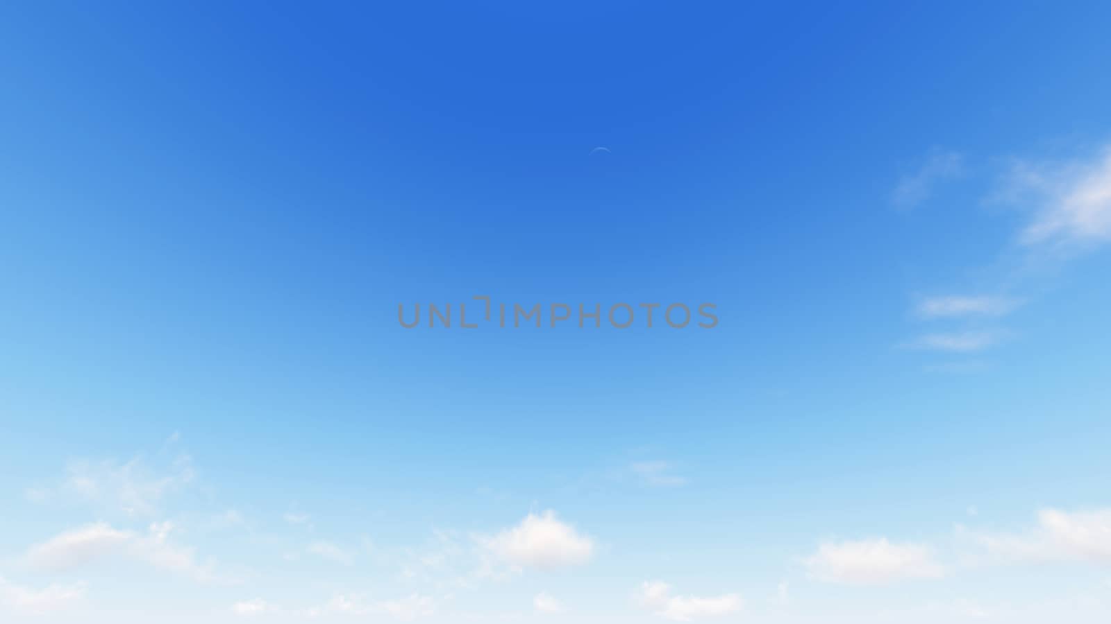 Cloudy blue sky abstract background, blue sky background with tiny clouds, 3d rendering

