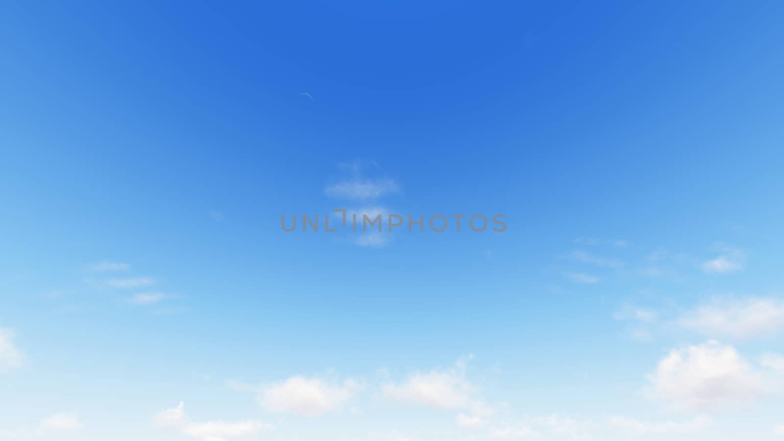 Cloudy blue sky abstract background, blue sky background with tiny clouds, 3d rendering

