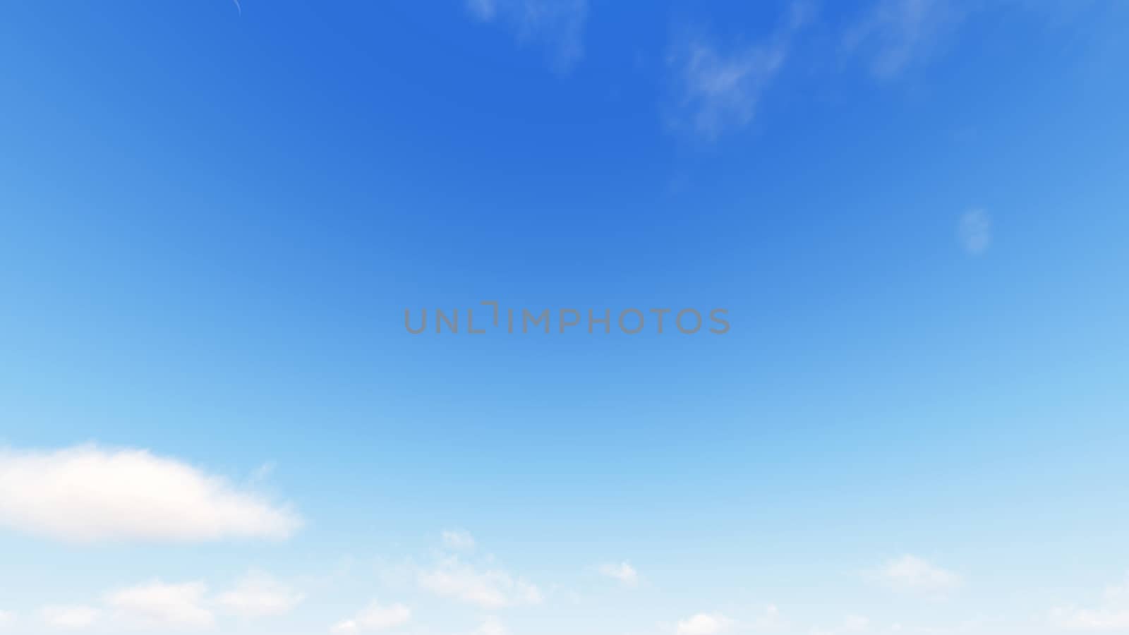 Cloudy blue sky abstract background, blue sky background with tiny clouds, 3d rendering

