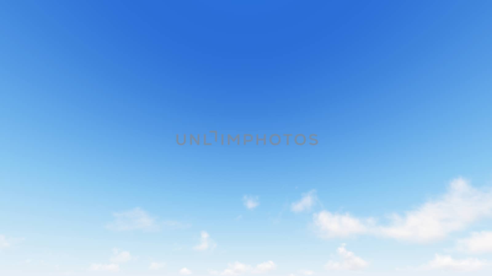 Cloudy blue sky abstract background, blue sky background with tiny clouds, 3d rendering

