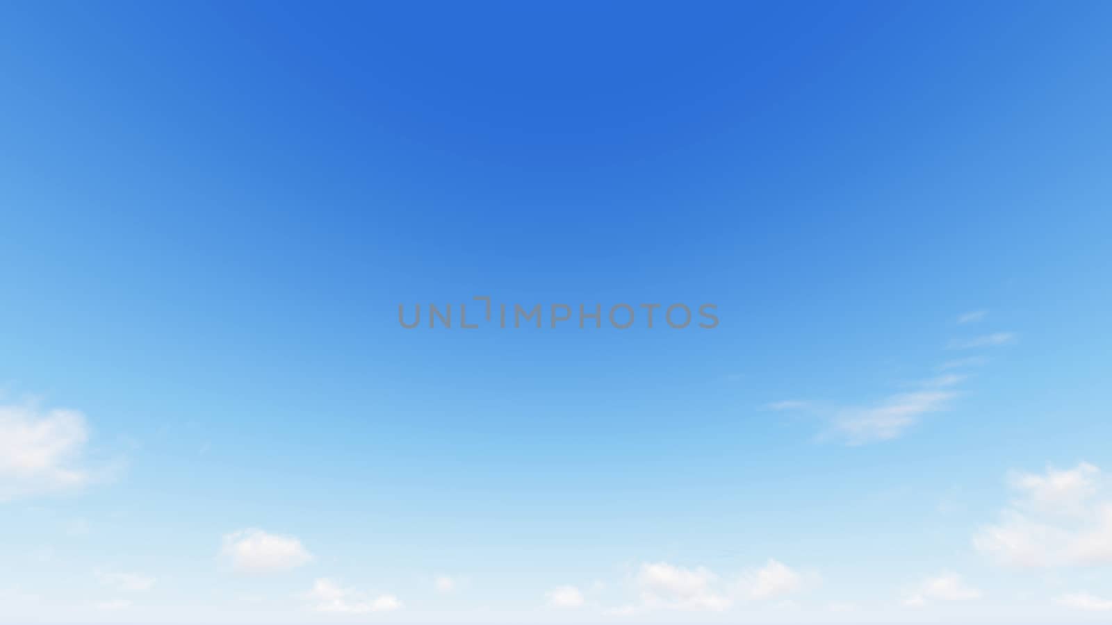 Cloudy blue sky abstract background, blue sky background with tiny clouds, 3d rendering

