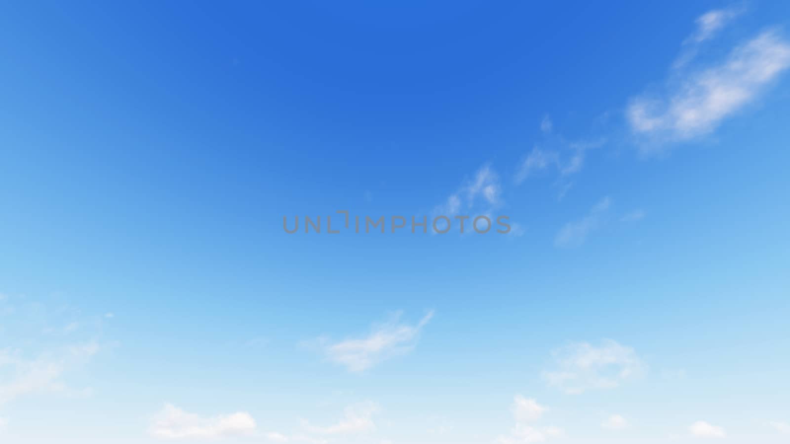 Cloudy blue sky abstract background, blue sky background with tiny clouds, 3d rendering

