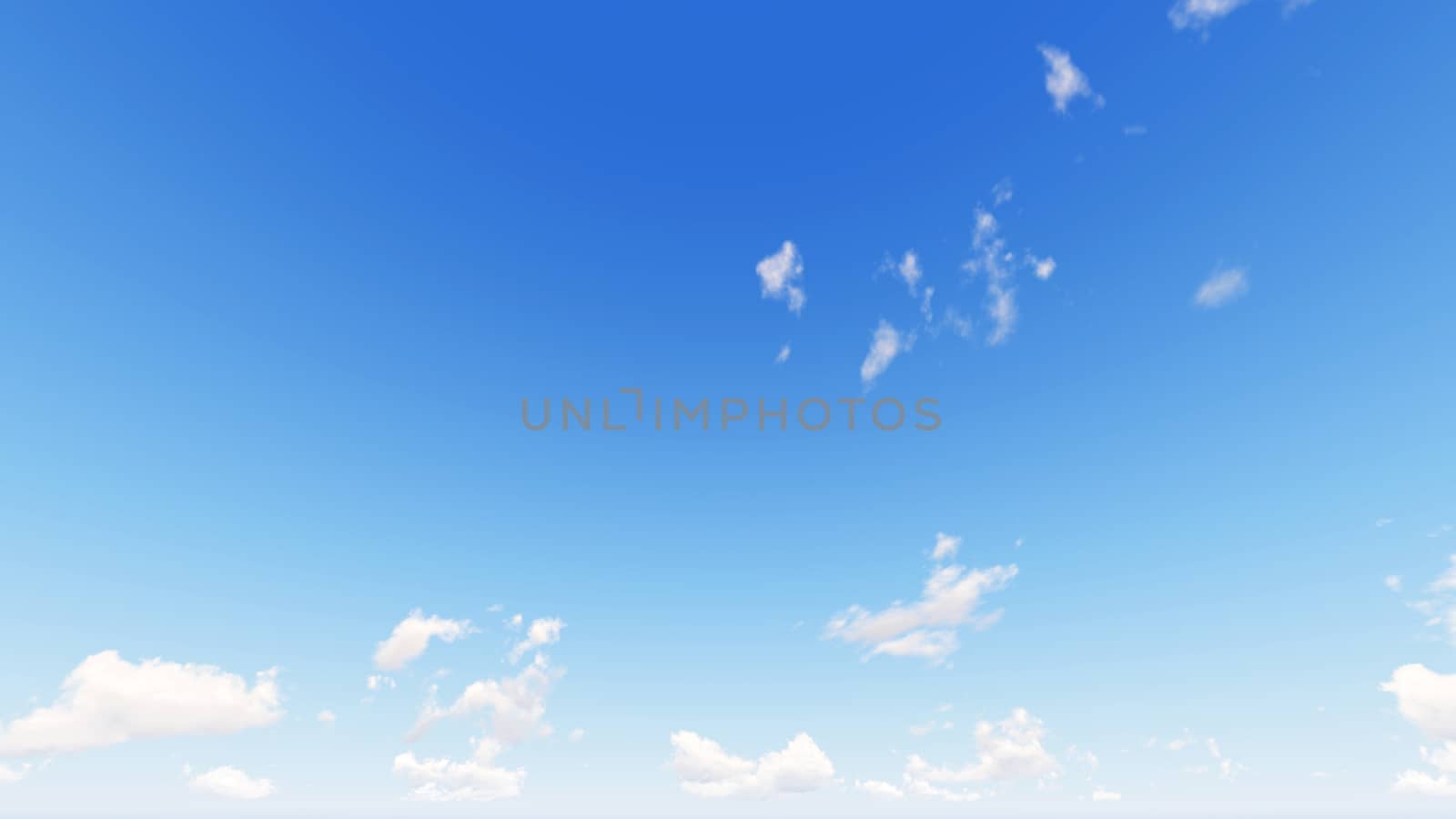 Cloudy blue sky abstract background, blue sky background with tiny clouds, 3d rendering

