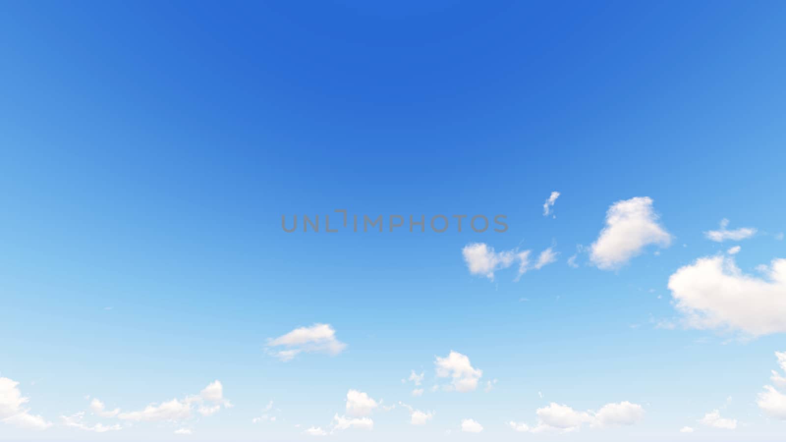 Cloudy blue sky abstract background, blue sky background with tiny clouds, 3d rendering

