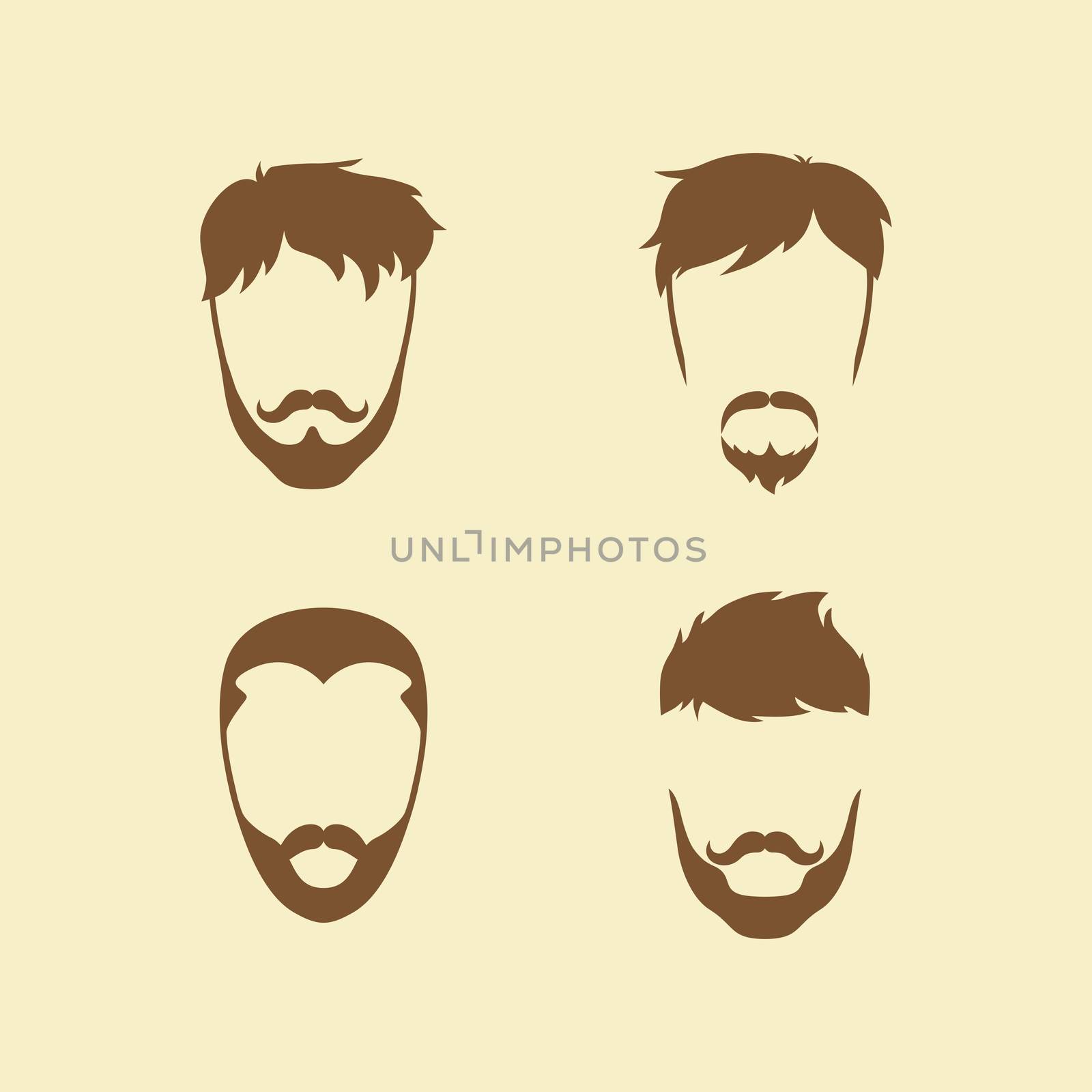 hipster retro geek theme vector art illustration