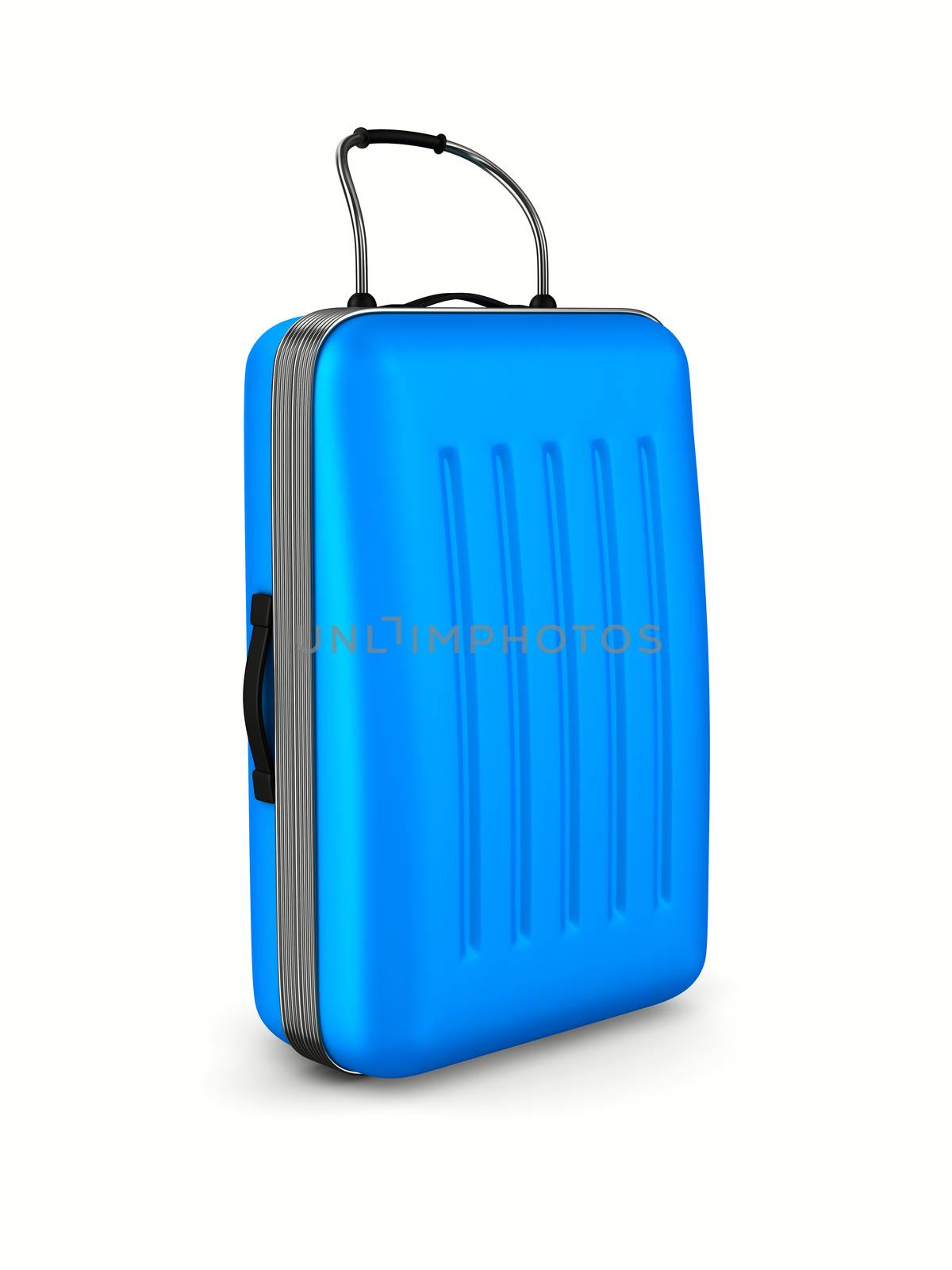 Travel bag on white background. Isolated 3D image