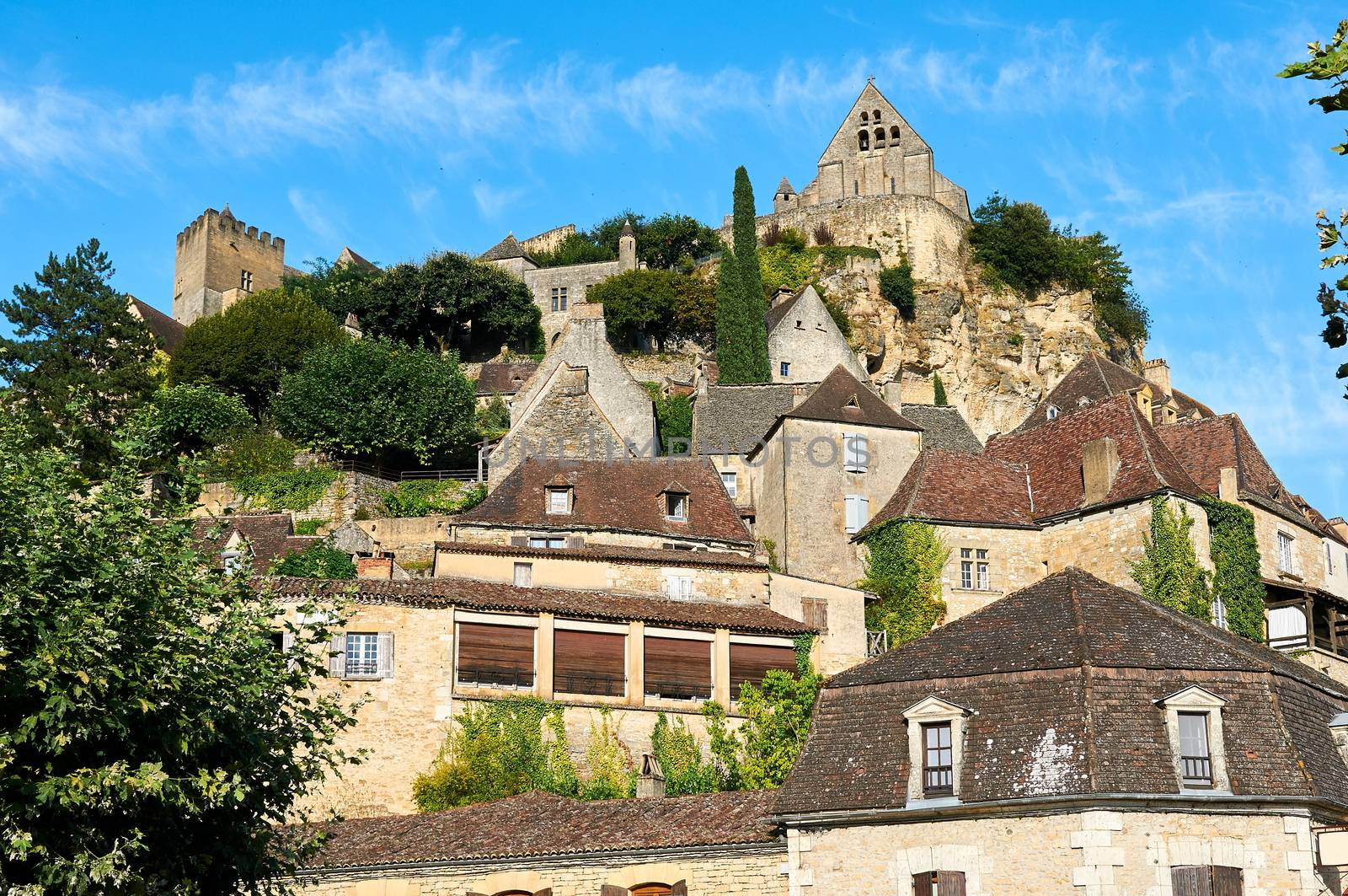 Beynac-et-Cazenac is an ancient village by the Dordogne river in Dordogne-Perigord, Aquitaine, France
