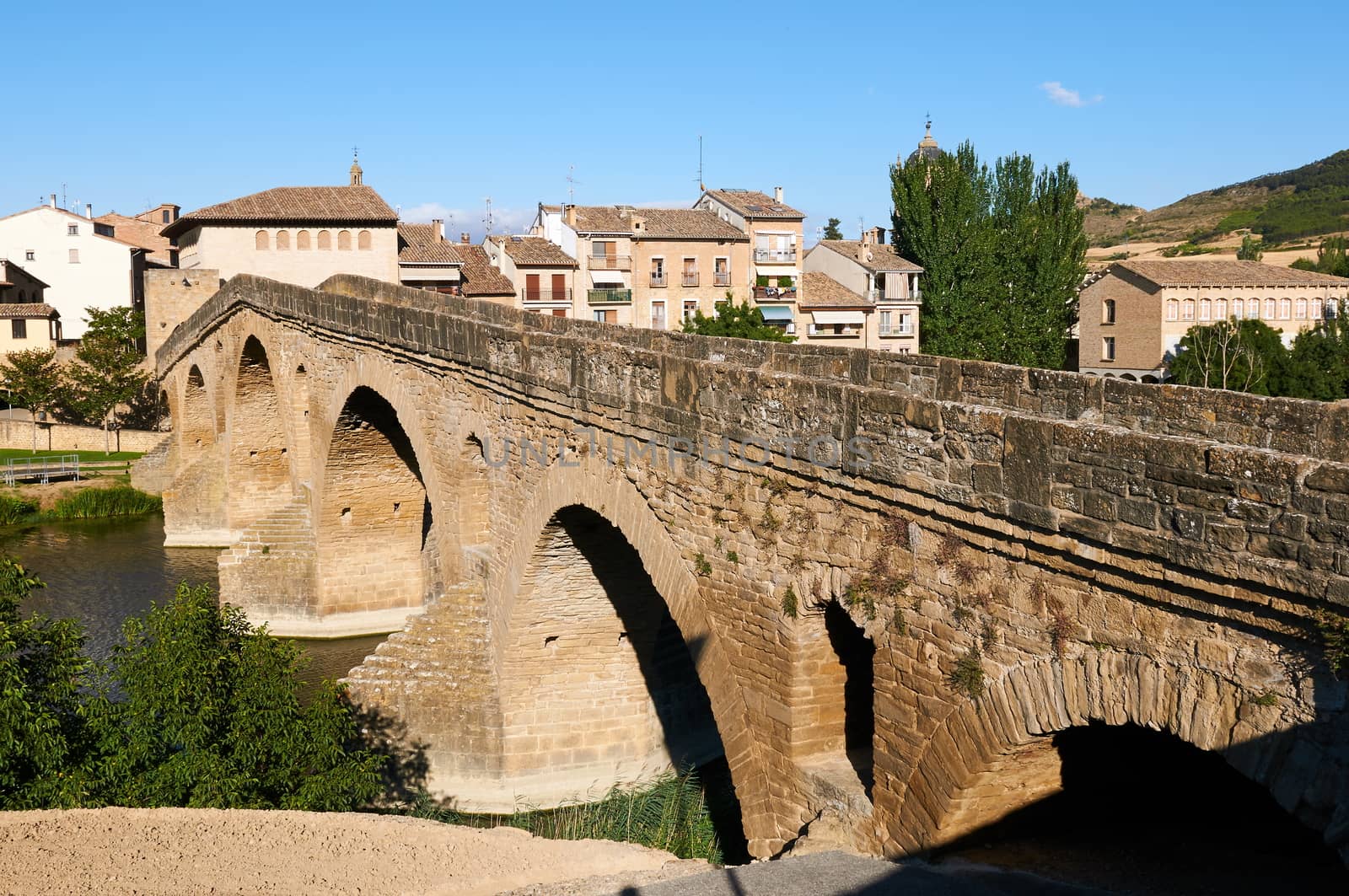 Puente La Reina is a town un Navarra (Spain) at the road to Santiago