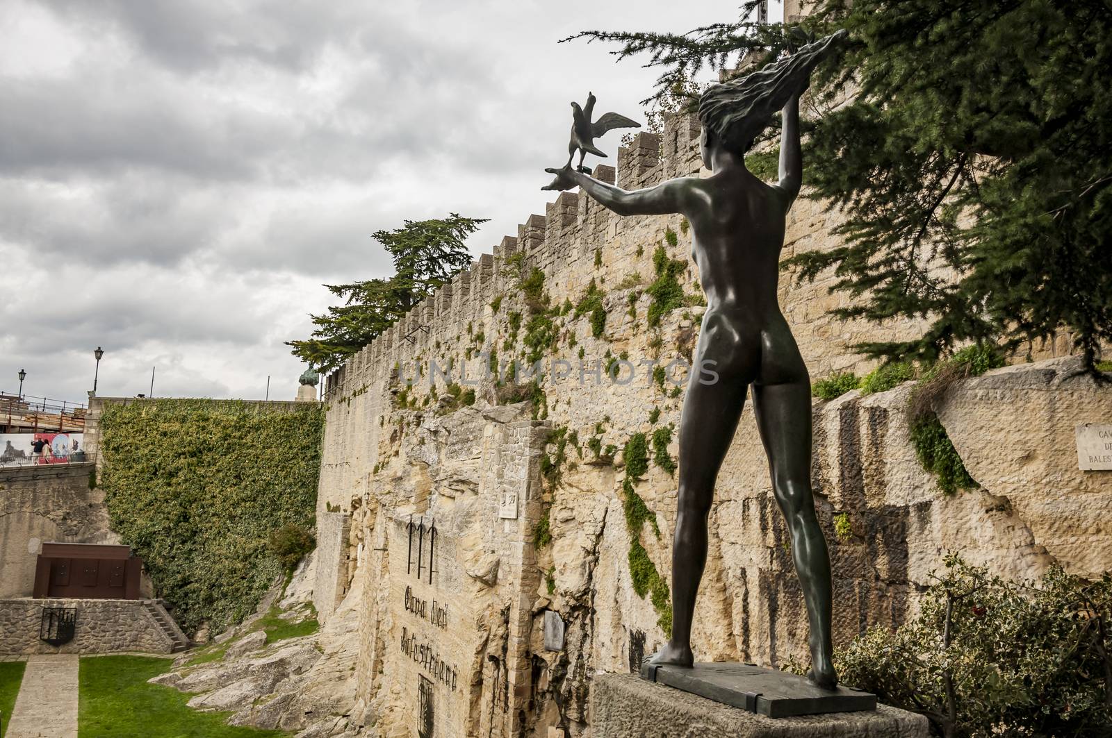 famous Cava dei Balestrieri in the small state of San Marino