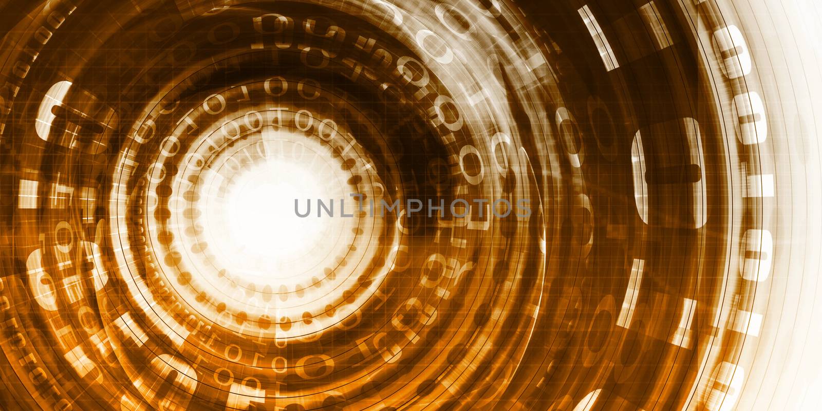 Binary Data Abstract Background for Digital Technology