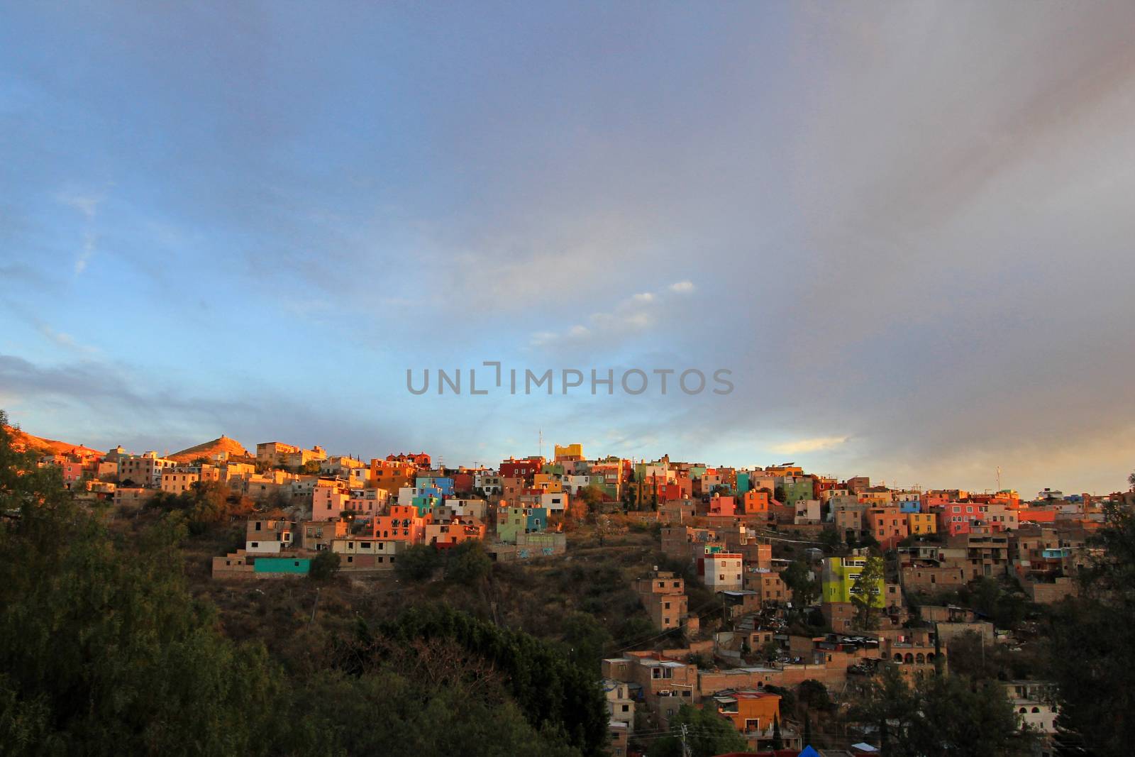 Panoramic view of Guanajuato Mexico by cicloco