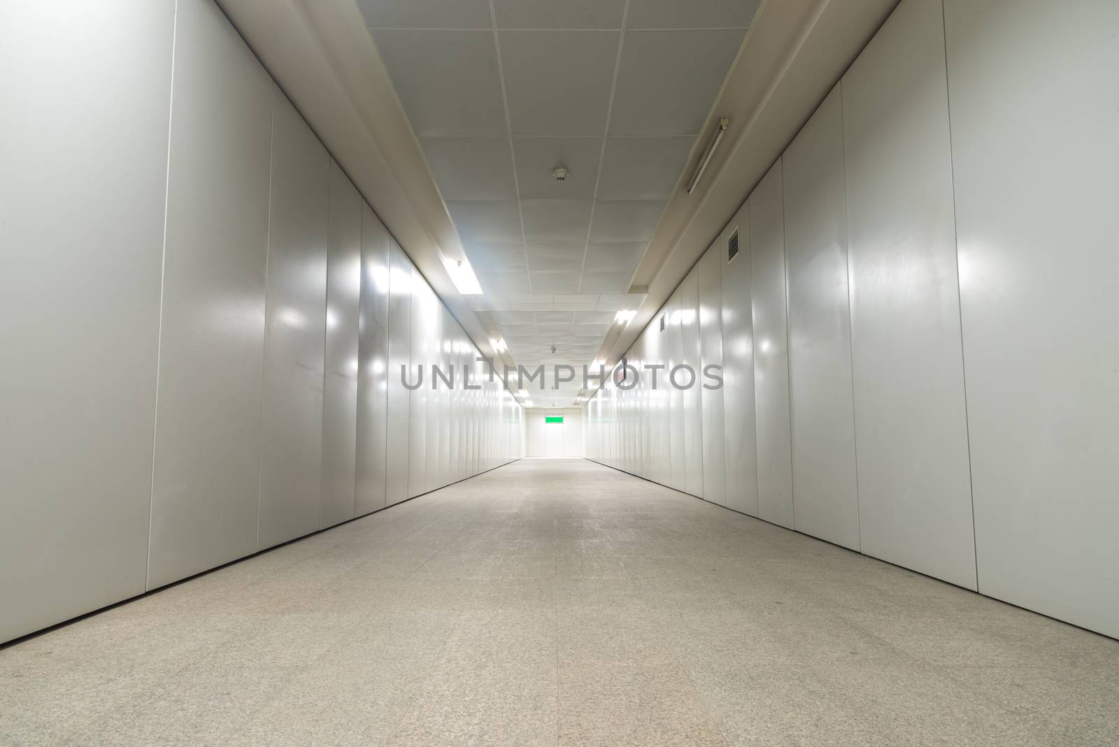 The under ground passage indoor