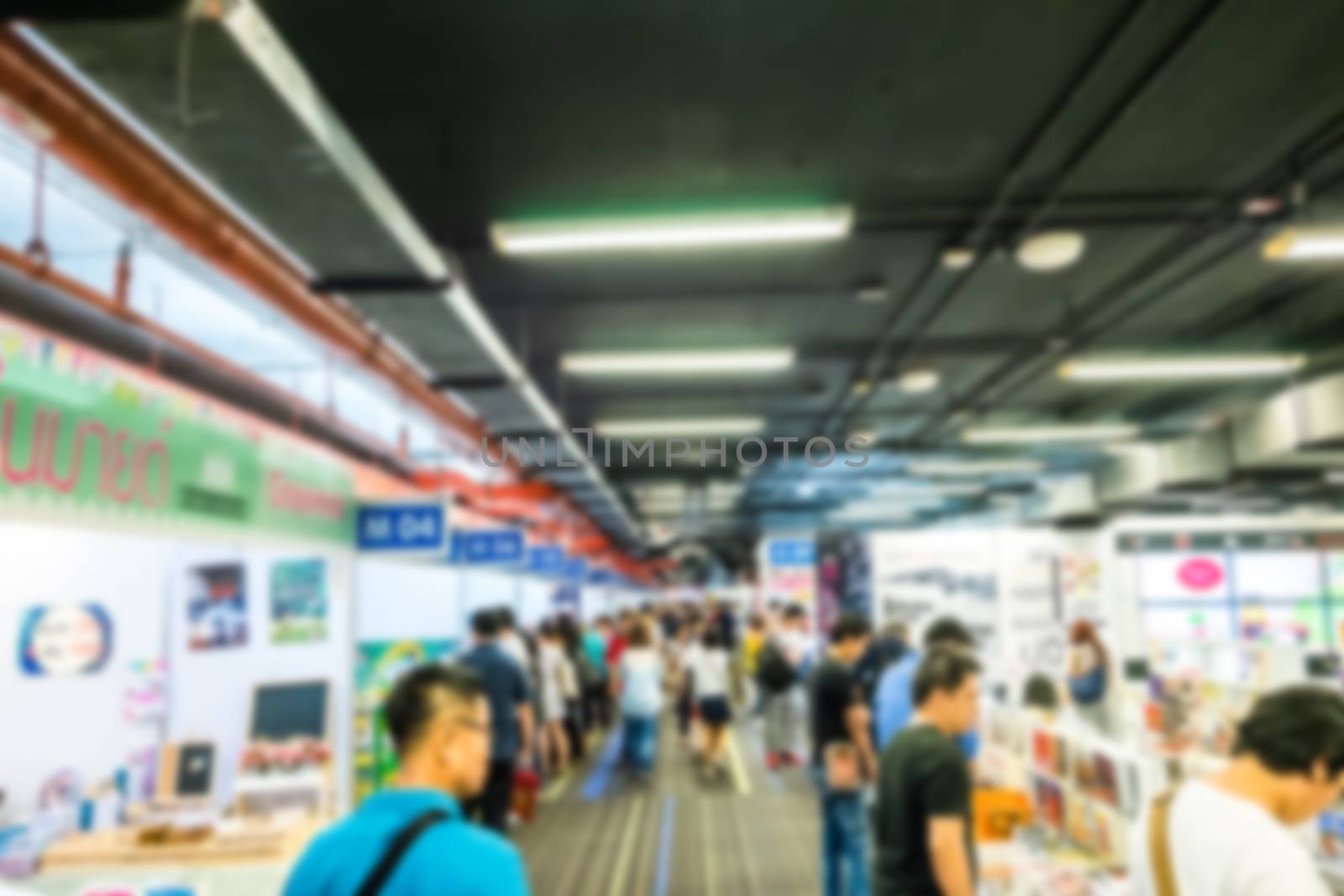 Normal angle department store background blur with bokeh by Soranop01