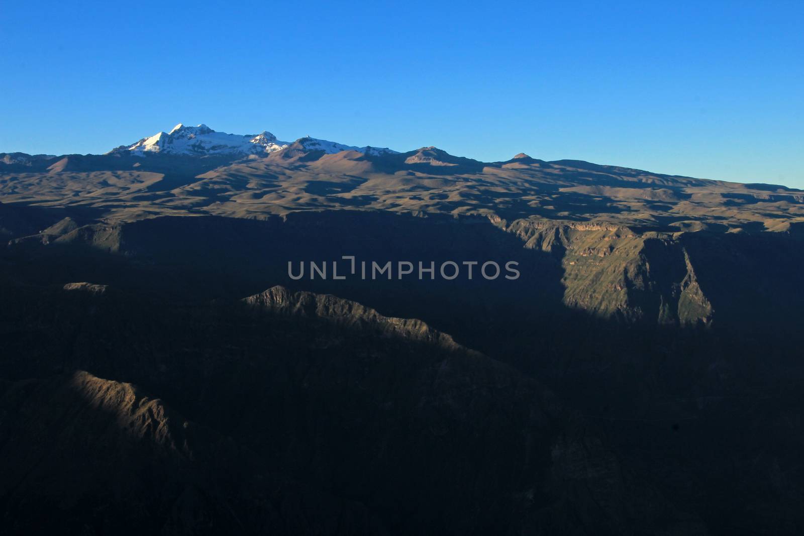 Cotahuasi Canyon Peru panoramic view, one of the deepest and most beautiful canyons in the world