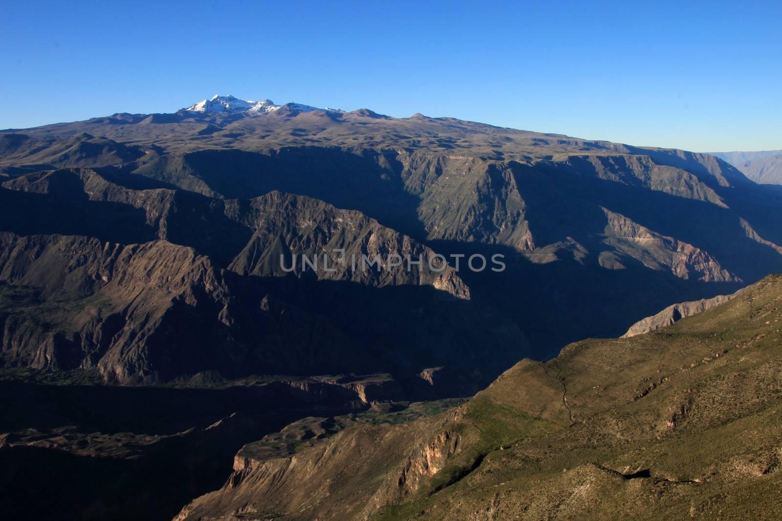Cotahuasi Canyon Peru panoramic view, one of the deepest and most beautiful canyons in the world
