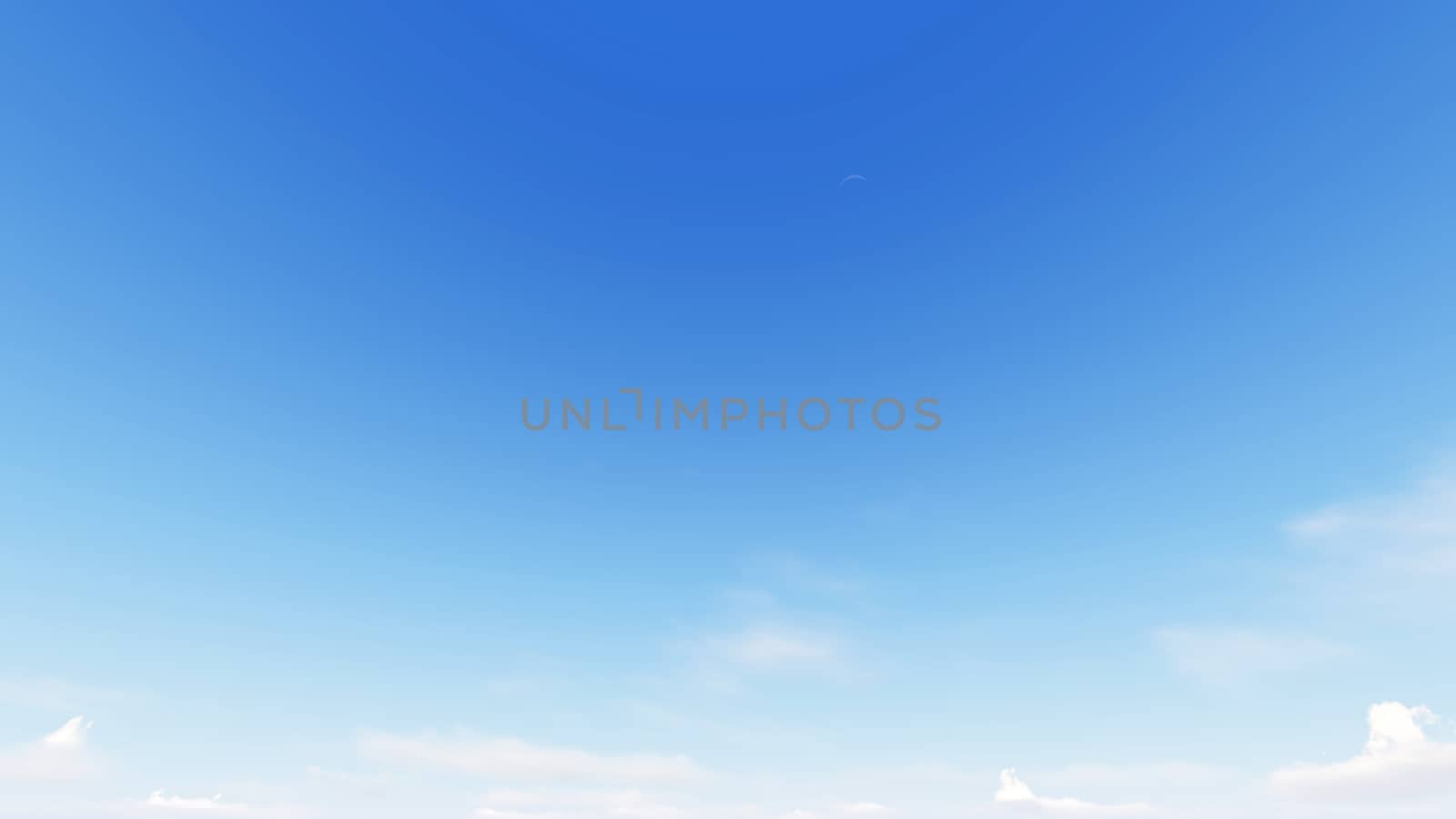 Cloudy blue sky abstract background, blue sky background with tiny clouds, 3d rendering

