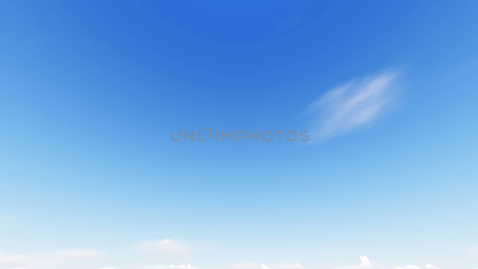 Cloudy blue sky abstract background, blue sky background with tiny clouds, 3d rendering

