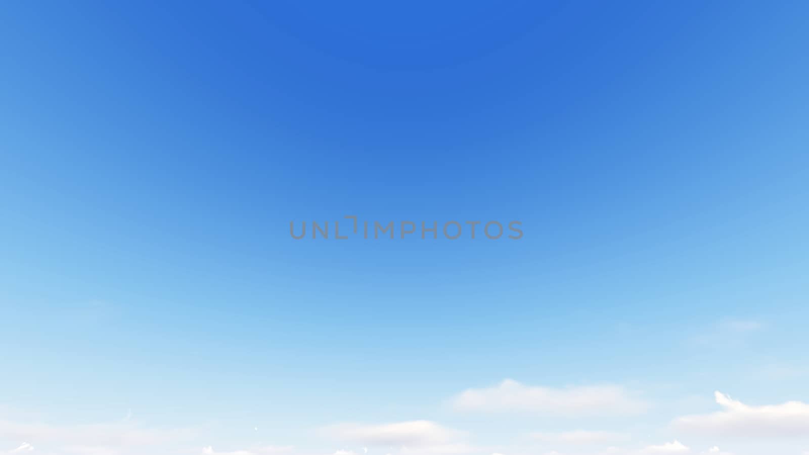 Cloudy blue sky abstract background, blue sky background with tiny clouds, 3d rendering

