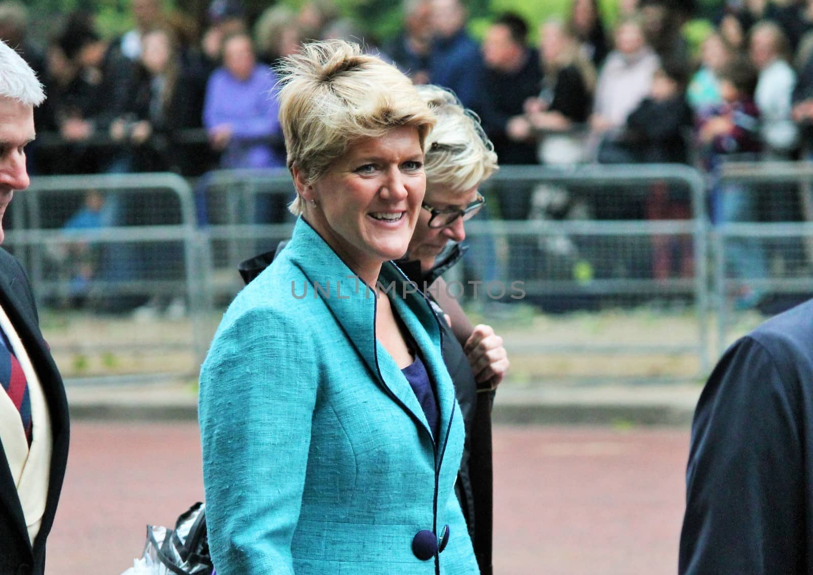 LONDON, UK - JUNE 13: Claire Balding BBC presenter appears during Trooping the Colour ceremony, on June 13, 2015 in London, England, UK