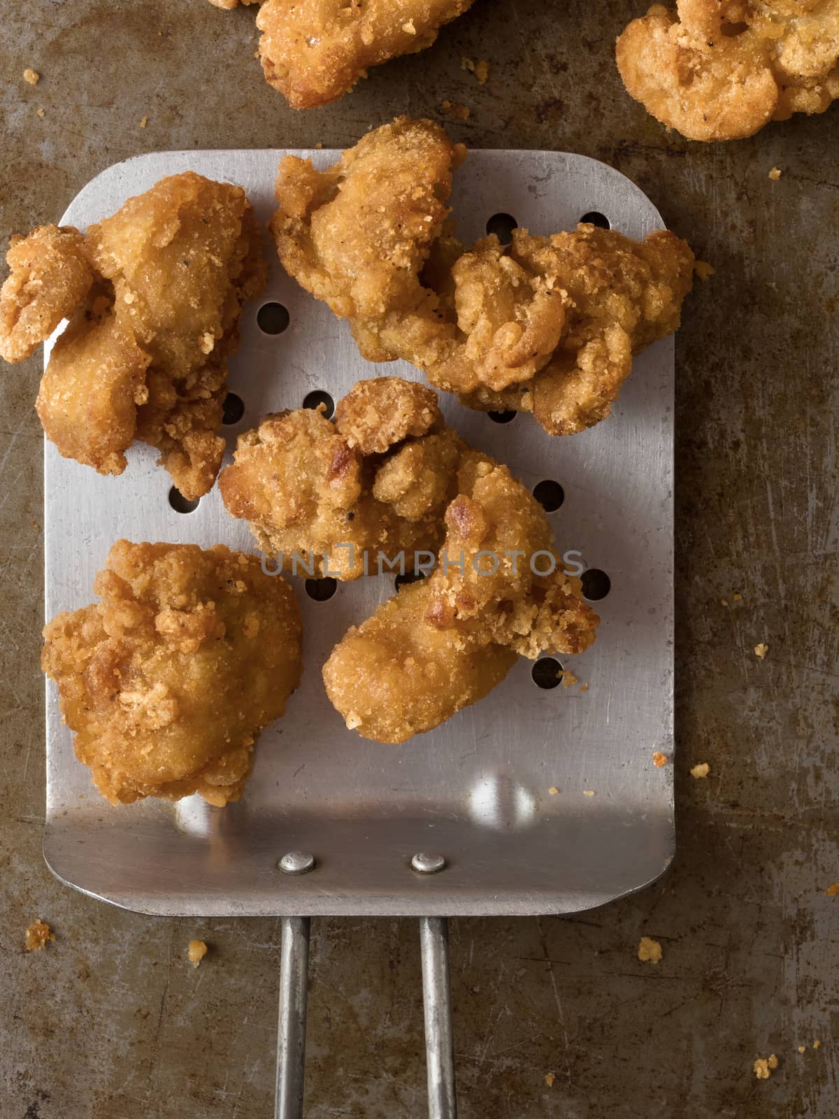 rustic popcorn fried chicken nugget by zkruger